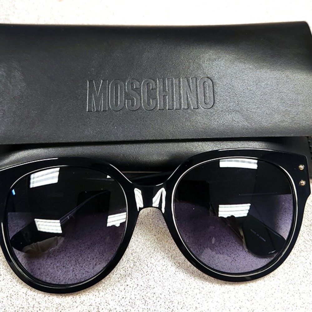 Moschino Sunglasses - MOS013/S 807/9O - Black - NIB